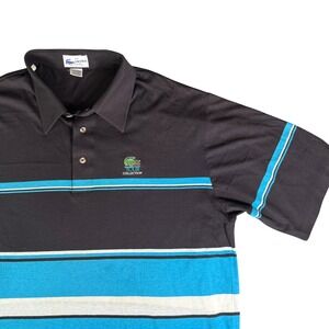 Vintage 90's The Lacoste Club Tour Colletion Performance Polo Shirt Mens XXL